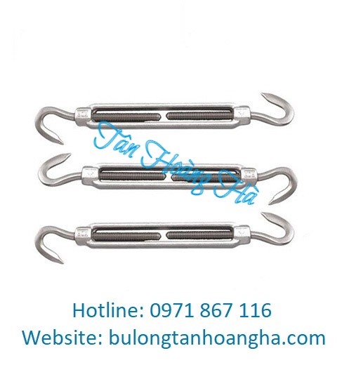 TĂNG ĐƠ CÁP INOX 2 ĐẦU MÓC
